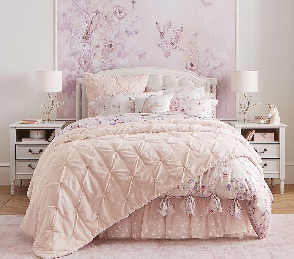 Pottery barn pink quilt sales